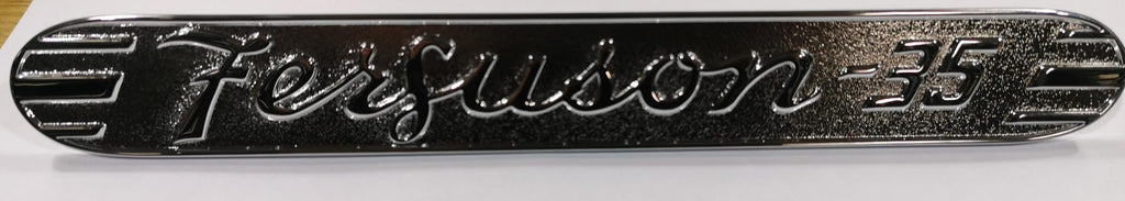 35 4 Cylinder Bonnet badge