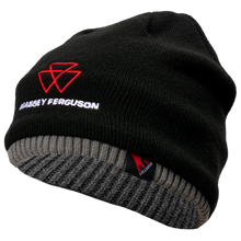 Load image into Gallery viewer, Black/Grey MF beanie hat