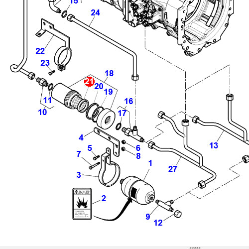 Hydraulic Filter 5455-7614 Etc (Genuine)