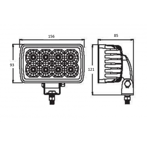 24Watt Adjustable LED work light