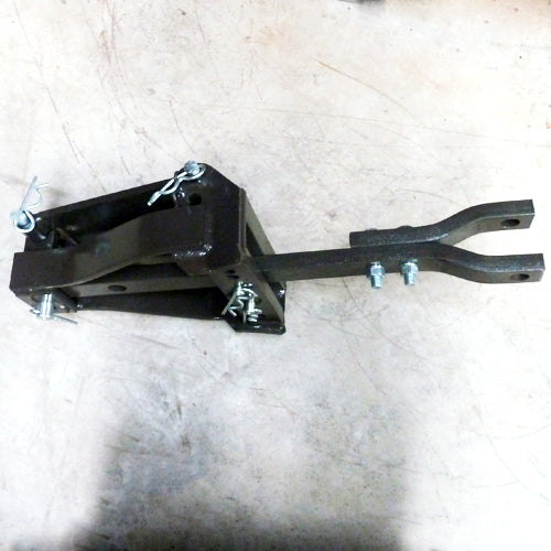 Swinging drawbar assembly