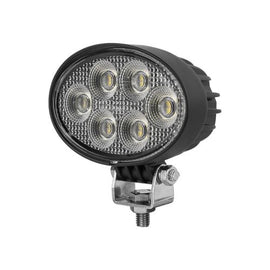 24 Watt Oval LED Work Light 12v 2400lumen