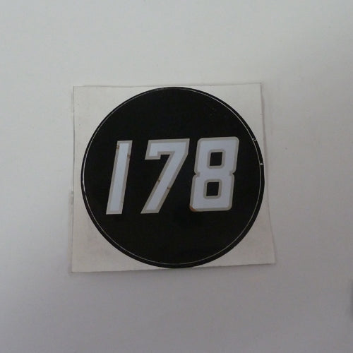 178 Medalion decal