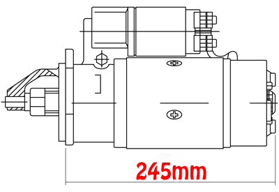 Starter 4255-5455 mahale oem (hi speed, l-h fit) Etc.