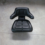 Suspension seat with armrests